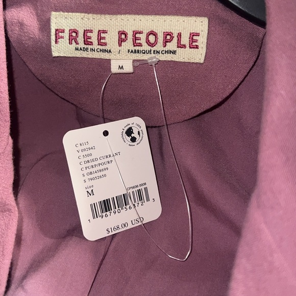 Free People Tie Front Blazer - Brand New With Tags - Picture 8 of 9